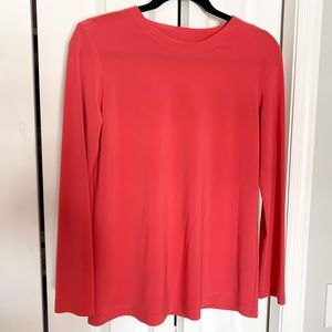 Norma Kamali Longsleeve Crew Top